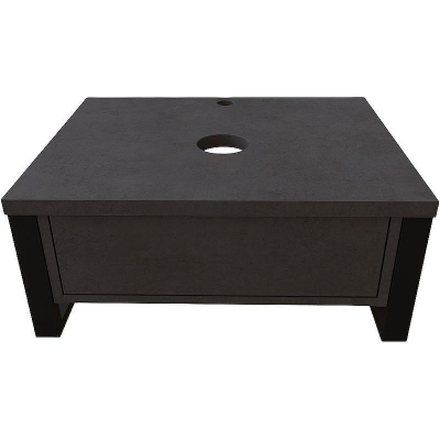 Тумба под раковину 1MarKa Grunge Loft 60П Ц0000001581 подвесная Бетон темно-серый