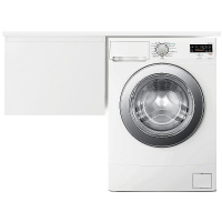 Тумба с раковиной Эстет Dallas Luxe 100 L ФР-00002321 подвесная Белая, купить, цена, заказать, магазин, доставка, скидка, промокод, купить, цена, заказать, магазин, доставка, скидка, промокод