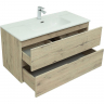 Тумба под раковину Aquanet Алвита New 100 277521 подвесная Дуб Веллингтон, купить, цена, заказать, магазин, доставка, скидка, промокод, купить, цена, заказать, магазин, доставка, скидка, промокод
