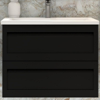 Тумба под раковину Art&Max AM-Platino-750-2C-SO-NM подвесная Черная матовая, купить, цена, заказать, магазин, доставка, скидка, промокод, купить, цена, заказать, магазин, доставка, скидка, промокод