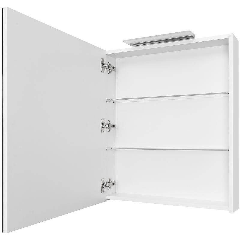 Зеркальный шкаф Roca Oleta 60 L A857645501 с подсветкой Белый матовый, купить, цена, заказать, магазин, доставка, скидка, промокод, купить, цена, заказать, магазин, доставка, скидка, промокод