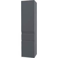 Шкаф пенал Jacob Delafon Madeleine 35 L EB2069G-J54 подвесной Серый матовый, купить, цена, заказать, магазин, доставка, скидка, промокод, купить, цена, заказать, магазин, доставка, скидка, промокод