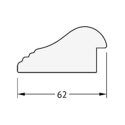 Зеркало Evoform Exclusive 101х71 BY 1193 с фацетом в багетной раме - Сосна 62