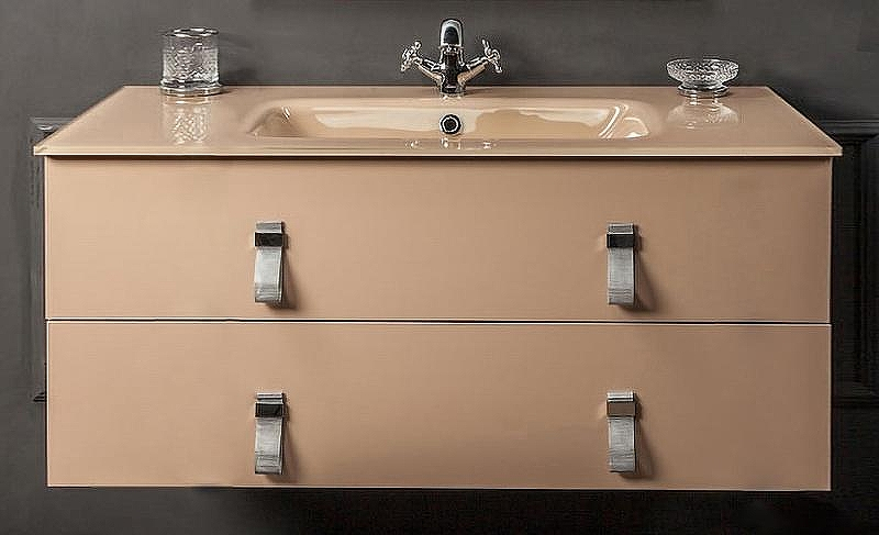 Тумба под раковину Boheme Armadi Art NeoArt 110 831-110-CP подвесная Cappucino, купить, цена, заказать, магазин, доставка, скидка, промокод, купить, цена, заказать, магазин, доставка, скидка, промокод