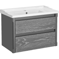 Тумба под раковину ASB-Woodline Лорена 80 12201 подвесная Серая, купить, цена, заказать, магазин, доставка, скидка, промокод, купить, цена, заказать, магазин, доставка, скидка, промокод