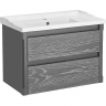 Тумба под раковину ASB-Woodline Лорена 80 12201 подвесная Серая, купить, цена, заказать, магазин, доставка, скидка, промокод, купить, цена, заказать, магазин, доставка, скидка, промокод