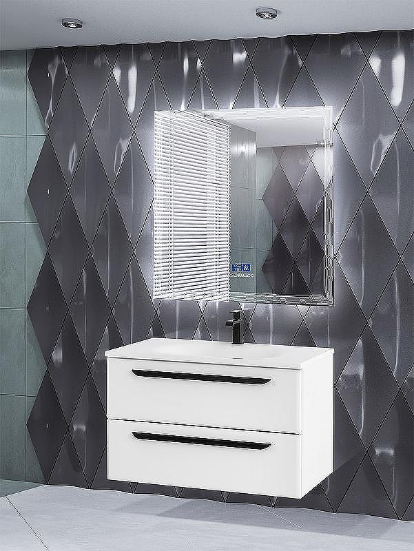 Зеркало Cezares 90 45063 с подсветкой с сенсорным выключателем Touch System, с подогревом, с радио и датчиком температуры, купить, цена, заказать, магазин, доставка, скидка, промокод, купить, цена, заказать, магазин, доставка, скидка, промокод