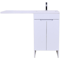 Тумба с раковиной Orange Kandy 120 R OPKD-120TUW+RAR Белый глянец, купить, цена, заказать, магазин, доставка, скидка, промокод, купить, цена, заказать, магазин, доставка, скидка, промокод