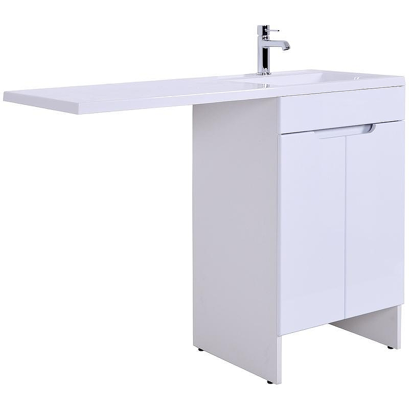 Тумба с раковиной Orange Kandy 120 R OPKD-120TUW+RAR Белый глянец, купить, цена, заказать, магазин, доставка, скидка, промокод, купить, цена, заказать, магазин, доставка, скидка, промокод