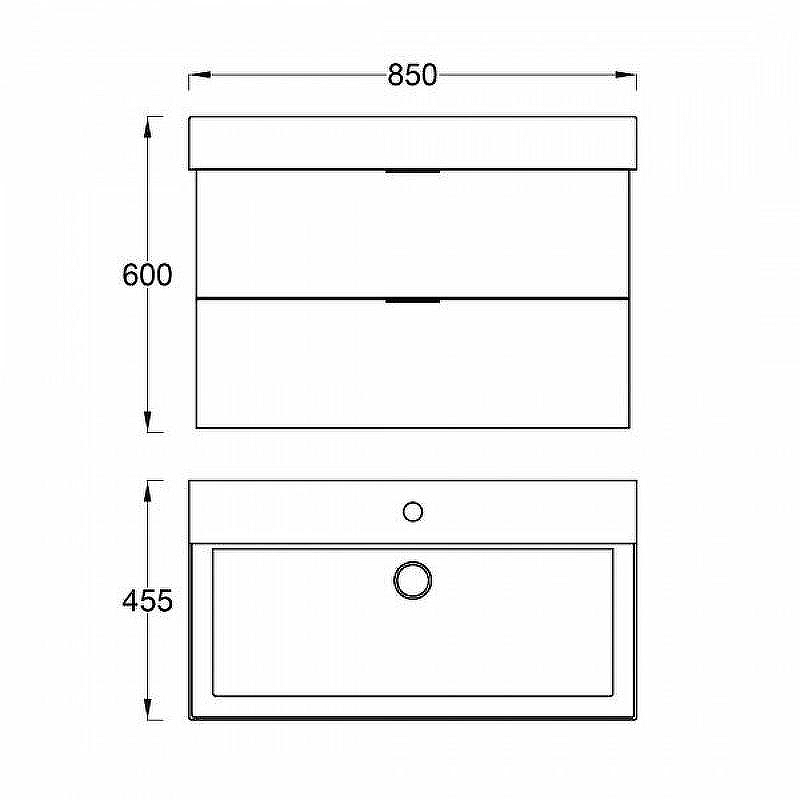 Тумба с раковиной Veedi Modern Line 85 14000017 подвесная Графит, купить, цена, заказать, магазин, доставка, скидка, промокод, купить, цена, заказать, магазин, доставка, скидка, промокод