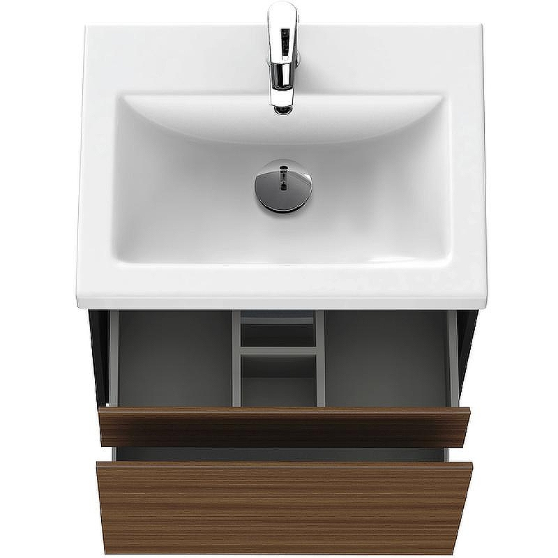 Тумба под раковину Cersanit Grande 60 64759 подвесная Черная Орех, купить, цена, заказать, магазин, доставка, скидка, промокод, купить, цена, заказать, магазин, доставка, скидка, промокод