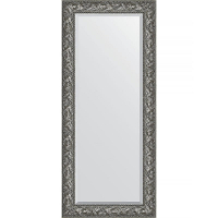 Зеркало Evoform Exclusive 159х69 BY 3572 с фацетом в багетной раме - Византия серебро 99, купить, цена, заказать, магазин, доставка, скидка, промокод, купить, цена, заказать, магазин, доставка, скидка, промокод
