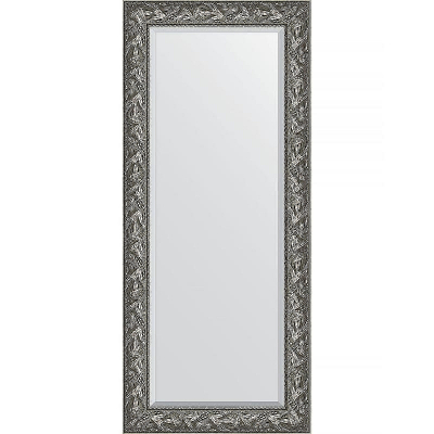 Зеркало Evoform Exclusive 159х69 BY 3572 с фацетом в багетной раме - Византия серебро 99