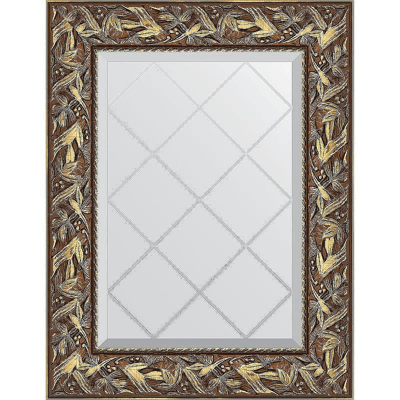 Зеркало Evoform Exclusive-G 76х59 BY 4027 с гравировкой в багетной раме - Византия золото 99, купить, цена, заказать, магазин, доставка, скидка, промокод, купить, цена, заказать, магазин, доставка, скидка, промокод