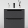 Тумба под раковину Style Line Марелла 60 Люкс Plus СС-00002406 подвесная Серый матовый антискрейтч, купить, цена, заказать, магазин, доставка, скидка, промокод, купить, цена, заказать, магазин, доставка, скидка, промокод