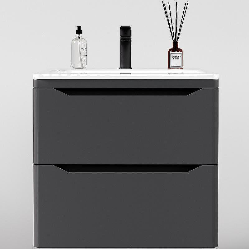 Тумба под раковину Style Line Марелла 60 Люкс Plus СС-00002406 подвесная Серый матовый антискрейтч, купить, цена, заказать, магазин, доставка, скидка, промокод, купить, цена, заказать, магазин, доставка, скидка, промокод