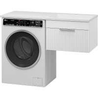 Тумба с раковиной Brevita Enfida 120 R УТ000016095 подвесная Белая матовая, купить, цена, заказать, магазин, доставка, скидка, промокод, купить, цена, заказать, магазин, доставка, скидка, промокод