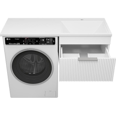 Тумба с раковиной Brevita Enfida 120 R УТ000016095 подвесная Белая матовая