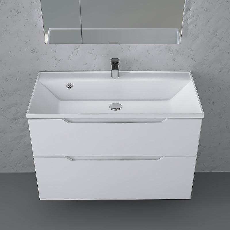 Тумба под раковину Raval Wector 90 Wct.01.90/P/W/MD подвесная Белая, купить, цена, заказать, магазин, доставка, скидка, промокод, купить, цена, заказать, магазин, доставка, скидка, промокод