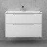 Тумба под раковину Raval Wector 90 Wct.01.90/P/W/MD подвесная Белая, купить, цена, заказать, магазин, доставка, скидка, промокод, купить, цена, заказать, магазин, доставка, скидка, промокод