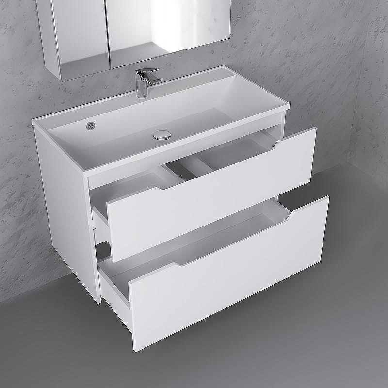 Тумба под раковину Raval Wector 90 Wct.01.90/P/W/MD подвесная Белая, купить, цена, заказать, магазин, доставка, скидка, промокод, купить, цена, заказать, магазин, доставка, скидка, промокод