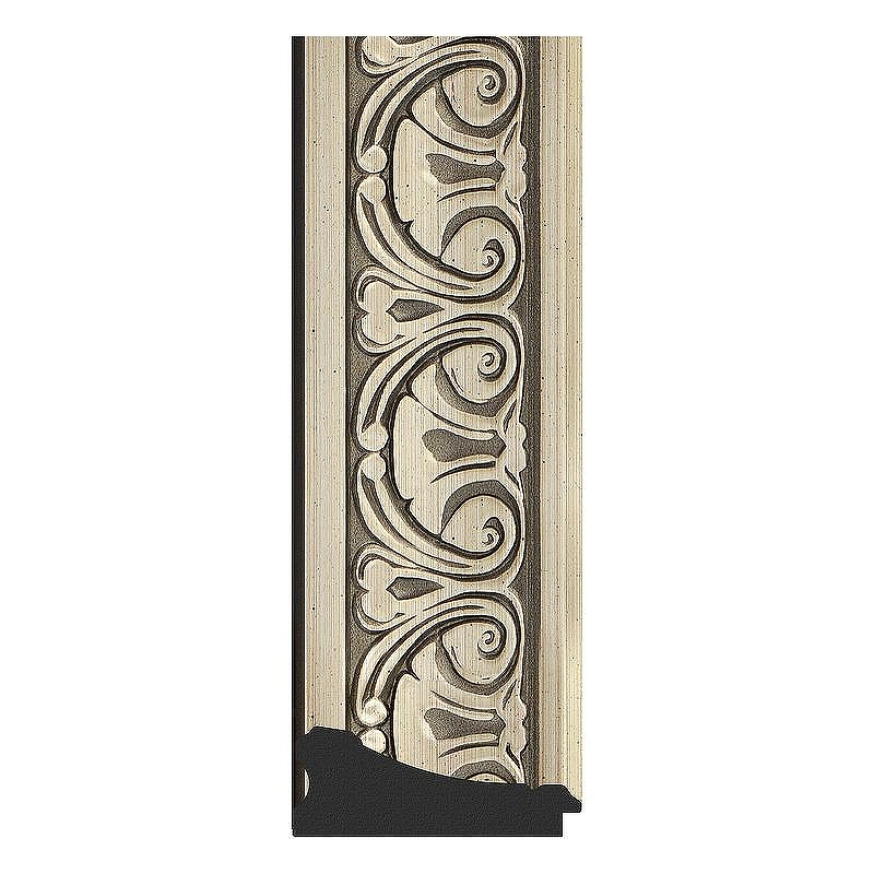 Зеркало Evoform Exclusive-G 175х100 BY 4424 с гравировкой в багетной раме - Барокко серебро 106, купить, цена, заказать, магазин, доставка, скидка, промокод, купить, цена, заказать, магазин, доставка, скидка, промокод