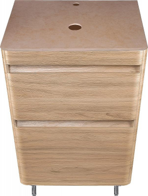 Тумба под раковину Style Line Атлантика Люкс Plus 60 СС-00002216 Ясень перламутр