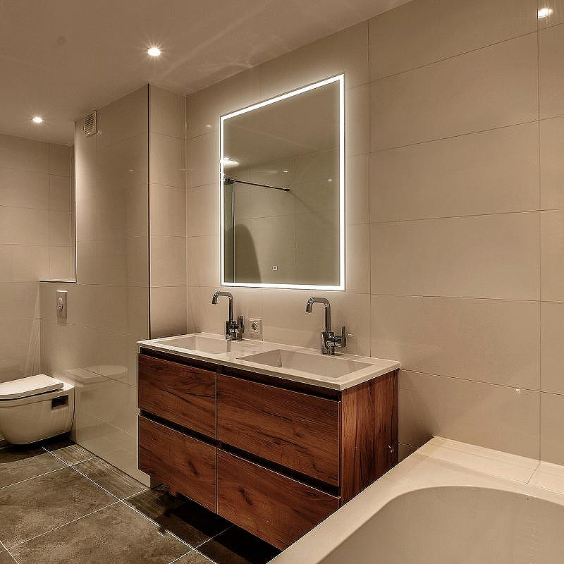 Зеркало Abber See 60 AG6108S-0.6 с подсветкой Серебро с сенсорным выключателем и диммером, купить, цена, заказать, магазин, доставка, скидка, промокод, купить, цена, заказать, магазин, доставка, скидка, промокод