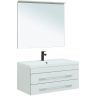 Комплект мебели для ванной Aquanet Верона New 90 281106 подвесной Белый матовый, купить, цена, заказать, магазин, доставка, скидка, промокод, купить, цена, заказать, магазин, доставка, скидка, промокод