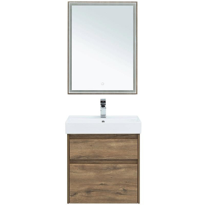 Комплект мебели для ванной Aquanet Nova Lite 60 254216 подвесной Дуб рустикальный