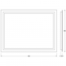 Зеркало Evoform Ledline 60x80 BY 2135 с подсветкой 24 W - без выключателя, купить, цена, заказать, магазин, доставка, скидка, промокод, купить, цена, заказать, магазин, доставка, скидка, промокод
