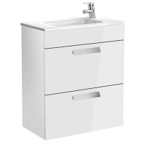 Тумба под раковину Roca Debba 60 ZRU9302708 подвесная Белая, купить, цена, заказать, магазин, доставка, скидка, промокод, купить, цена, заказать, магазин, доставка, скидка, промокод