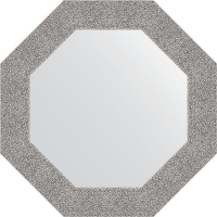Зеркало Evoform Octagon 67х67 BY 3803 в багетной раме - Чеканка серебряная 90, купить, цена, заказать, магазин, доставка, скидка, промокод, купить, цена, заказать, магазин, доставка, скидка, промокод