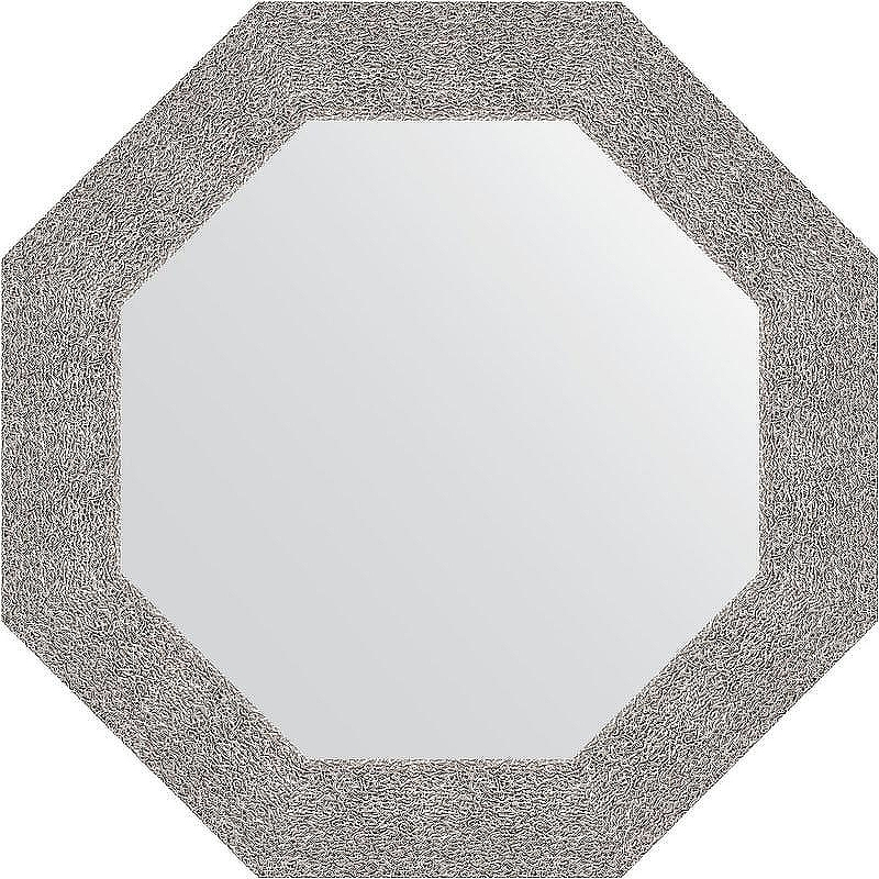 Зеркало Evoform Octagon 67х67 BY 3803 в багетной раме - Чеканка серебряная 90, купить, цена, заказать, магазин, доставка, скидка, промокод, купить, цена, заказать, магазин, доставка, скидка, промокод