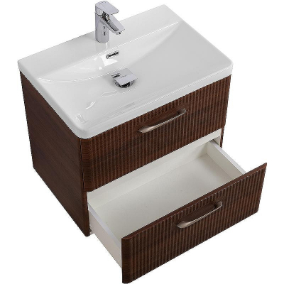 Тумба под раковину BelBagno Due 50 DUE-500-2C-SO-NOCE-P подвесная Noce