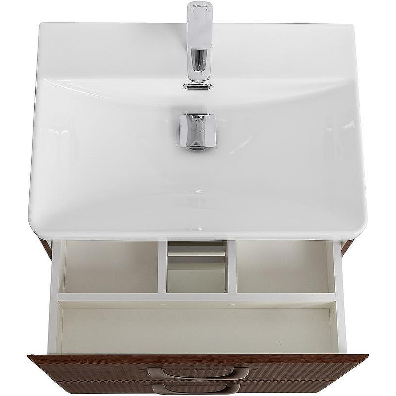 Тумба под раковину BelBagno Due 50 DUE-500-2C-SO-NOCE-P подвесная Noce, купить, цена, заказать, магазин, доставка, скидка, промокод, купить, цена, заказать, магазин, доставка, скидка, промокод