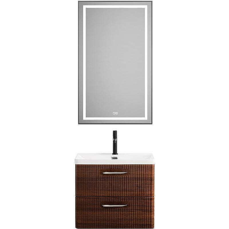 Тумба под раковину BelBagno Due 50 DUE-500-2C-SO-NOCE-P подвесная Noce, купить, цена, заказать, магазин, доставка, скидка, промокод, купить, цена, заказать, магазин, доставка, скидка, промокод