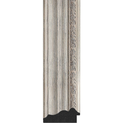 Зеркало Evoform Octagon 61x76 BY 7166 в багетной раме - Римское серебро 88