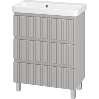 Тумба с раковиной Brevita Victory 70 УТ000023621 Серый шелк, купить, цена, заказать, магазин, доставка, скидка, промокод, купить, цена, заказать, магазин, доставка, скидка, промокод