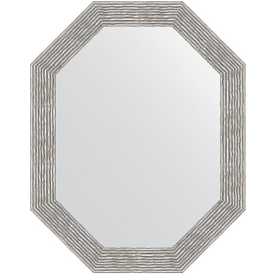 Зеркало Evoform Polygon 96х76 BY 7196 в багетной раме - Волна хром 90