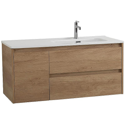 Тумба под раковину BelBagno Kraft 100 R KRAFT-1000-2C-1A-SO-RNN-R подвесная Rovere Nebrasca Nature