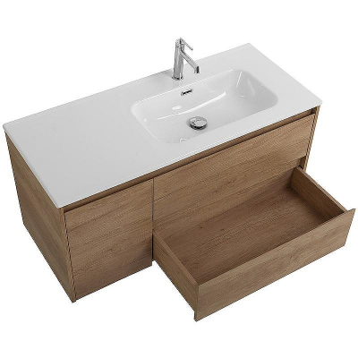 Тумба под раковину BelBagno Kraft 100 R KRAFT-1000-2C-1A-SO-RNN-R подвесная Rovere Nebrasca Nature