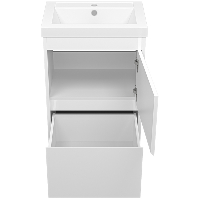 Тумба с раковиной Misty Алиса 50 УТ000011550 Белая