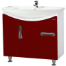 Тумба под раковину Bellezza Лагуна 75 4632112000034 Красная, купить, цена, заказать, магазин, доставка, скидка, промокод, купить, цена, заказать, магазин, доставка, скидка, промокод