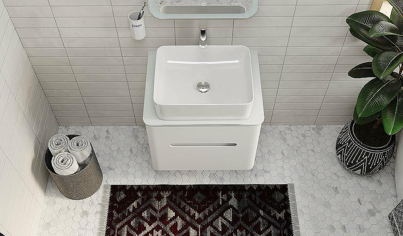 Тумба под раковину Jorno Bosko 60 Bos.01.60/P/W подвесная Белая, купить, цена, заказать, магазин, доставка, скидка, промокод, купить, цена, заказать, магазин, доставка, скидка, промокод