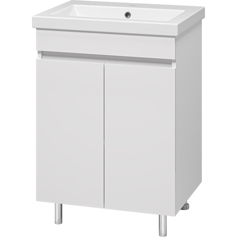 Тумба с раковиной Misty Енисей 60 УТ000009442 Белая, купить, цена, заказать, магазин, доставка, скидка, промокод, купить, цена, заказать, магазин, доставка, скидка, промокод