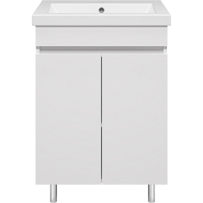 Тумба с раковиной Misty Енисей 60 УТ000009442 Белая