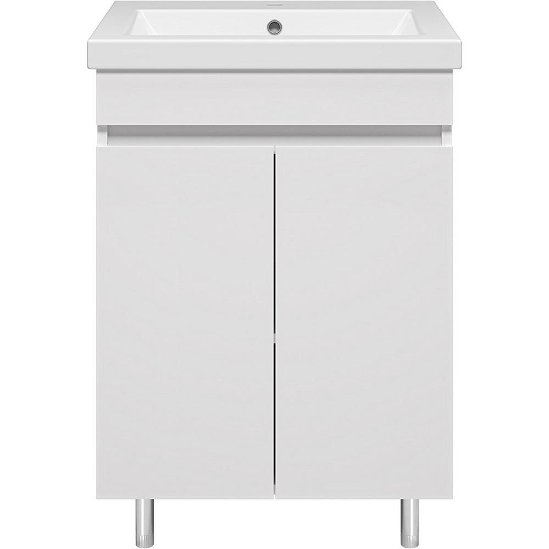 Тумба с раковиной Misty Енисей 60 УТ000009442 Белая, купить, цена, заказать, магазин, доставка, скидка, промокод, купить, цена, заказать, магазин, доставка, скидка, промокод