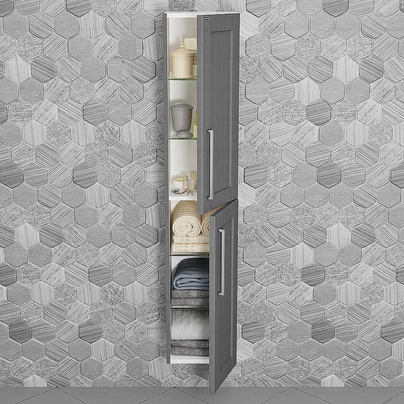 Шкаф пенал СанТа Венера 30 521005 подвесной Дуб серый, купить, цена, заказать, магазин, доставка, скидка, промокод, купить, цена, заказать, магазин, доставка, скидка, промокод