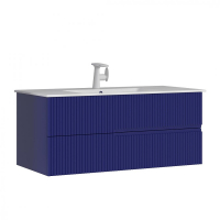 Тумба с раковиной Orka Moonlight 120 5001504 подвесная цвет Синий матовый, купить, цена, заказать, магазин, доставка, скидка, промокод, купить, цена, заказать, магазин, доставка, скидка, промокод